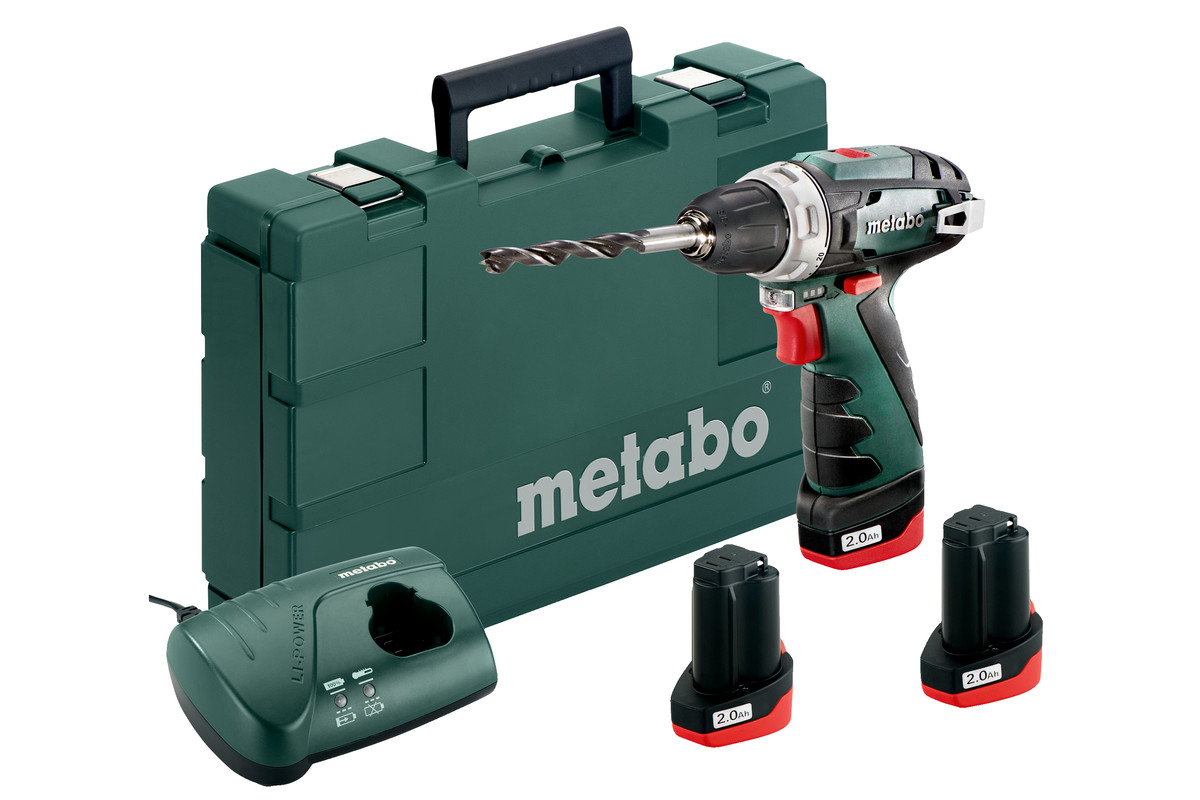 Obrázok Metabo Akušroubovák PowerMAXX BS Basic Set 3x2,0Ah